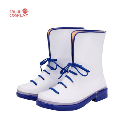 Dissidia Final Fantasy NT Locke Cole Cosplay Shoes Custom Made Boots - SBluuCosplay