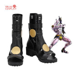 JoJo's Bizarre Adventure Kira Yoshikage Cosplay Shoes Custom Made Boots - SBluuCosplay