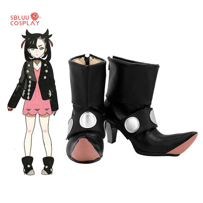 Pokémon Sword and Shield Marnie Cosplay Shoes Custom Made Boots - SBluuCosplay