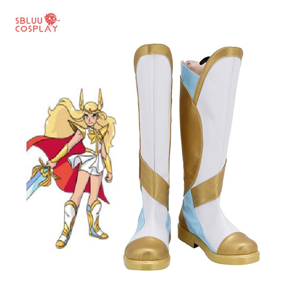 She Ra Princess of Power She Ra Cosplay Shoes Custom Made Boots - SBluuCosplay