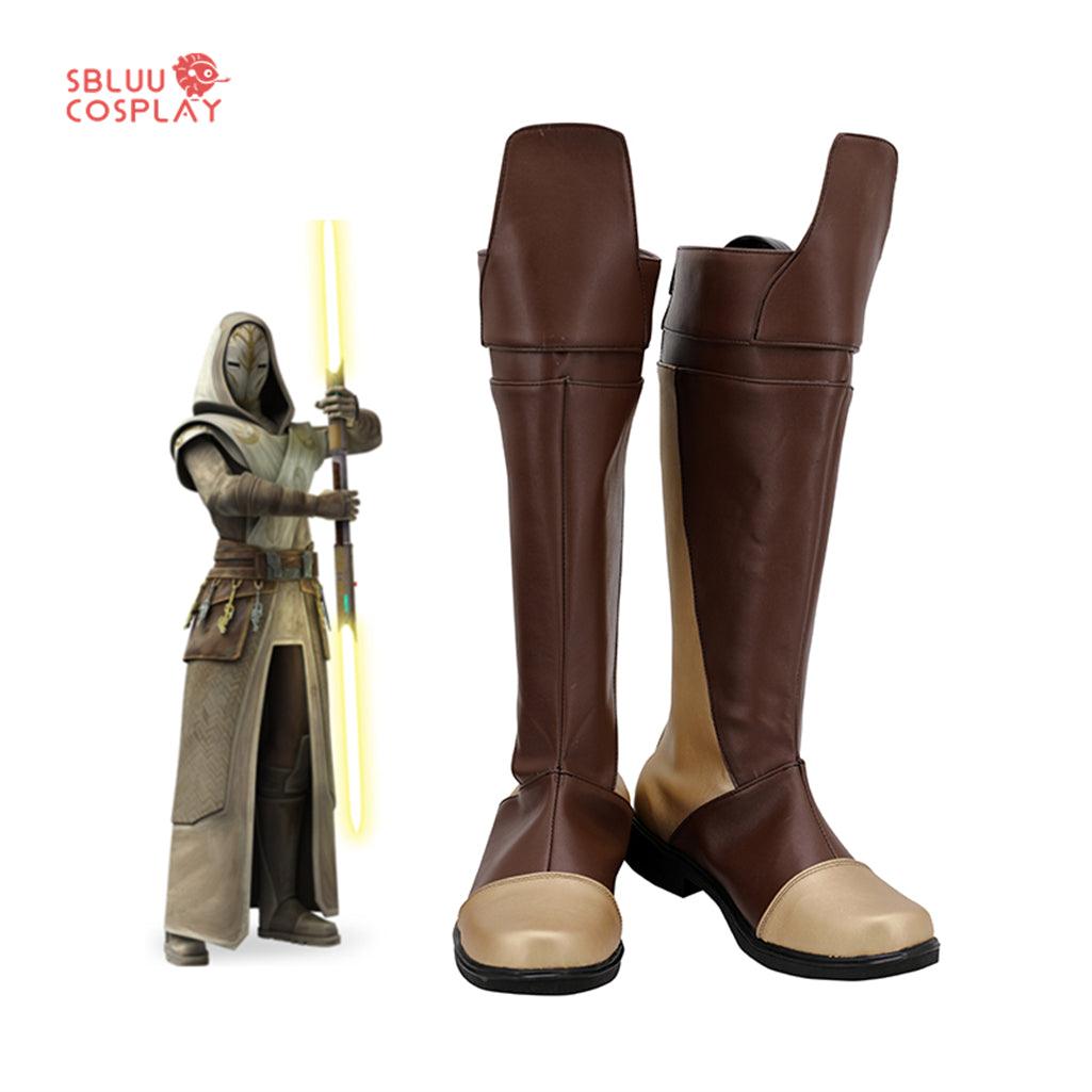 Star Wars Rebels Jedi Temple Guard Cosplay Shoes Custom Made Boots - SBluuCosplay