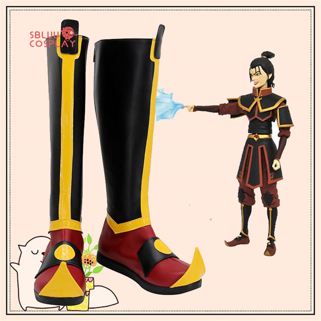 Avatar The Last Airbender Princess Azula Cosplay Shoes Custom Made Boots - SBluuCosplay