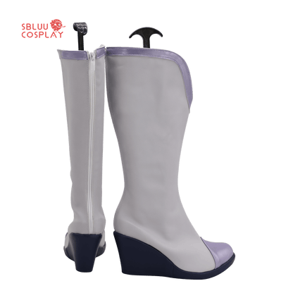 RWBY Volume 7 Weiss Cosplay Shoes Custom Made Boots - SBluuCosplay