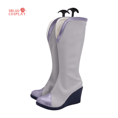 RWBY Volume 7 Weiss Cosplay Shoes Custom Made Boots - SBluuCosplay