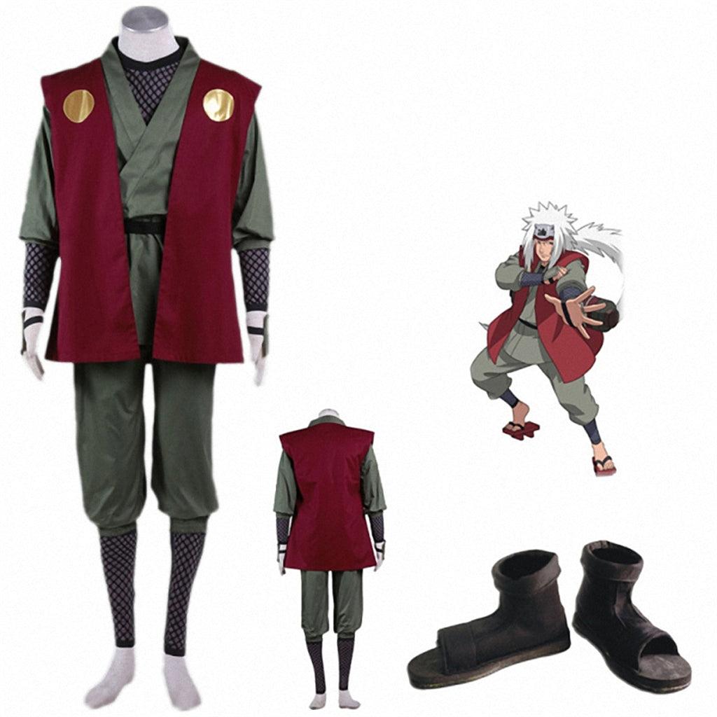 SBluuCosplay Anime Naruto Jiraiya Cosplay Costume - SBluuCosplay