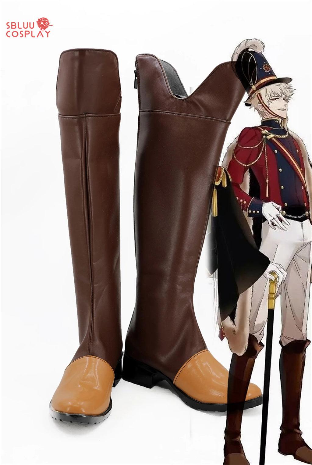 My Hero Academia Bakugou Katsuki Cosplay Shoes Custom Made Brown Boots - SBluuCosplay