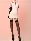 SBluucosplay Anime Chainsaw Makima Power Cosplay Kostüm Krankenschwester Outfit