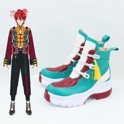 SBluuCosplay Ensemble Stars Amagi Rinne Cosplay Shoes Custom Made Boots - SBluuCosplay