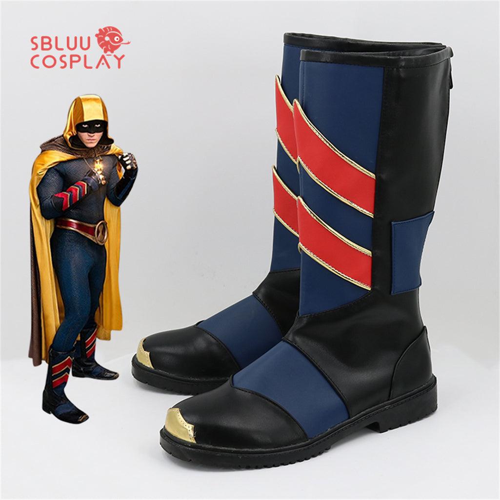 SBluuCosplay DC Database Hourman Cosplay Shoes Custom Made Boots - SBluuCosplay