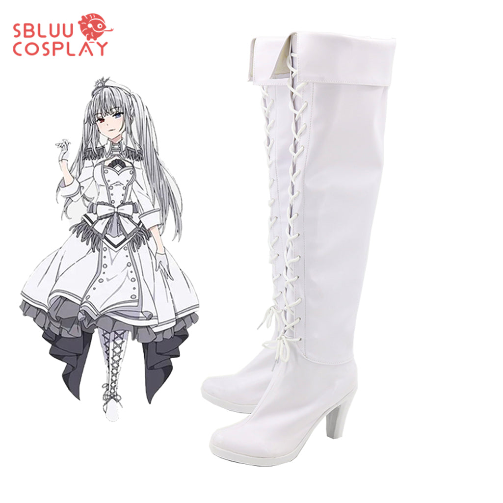 SBluuCosplay Date A Live Nightmare Tokisaki Kurumi Cosplay Shoes Custom Made Boots