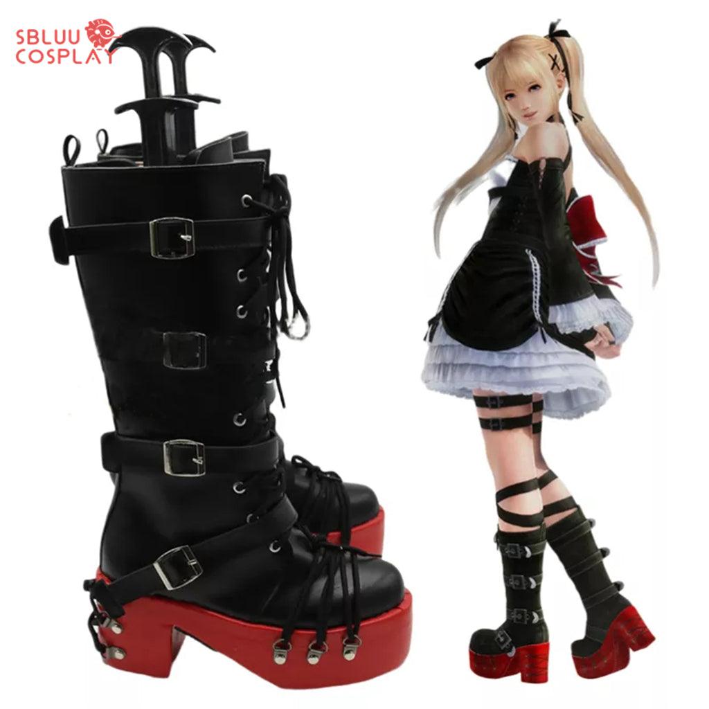 Game Dead or Alive 5 Marie Rose Cosplay Shoes Anime Party Boots Custom Made - SBluuCosplay