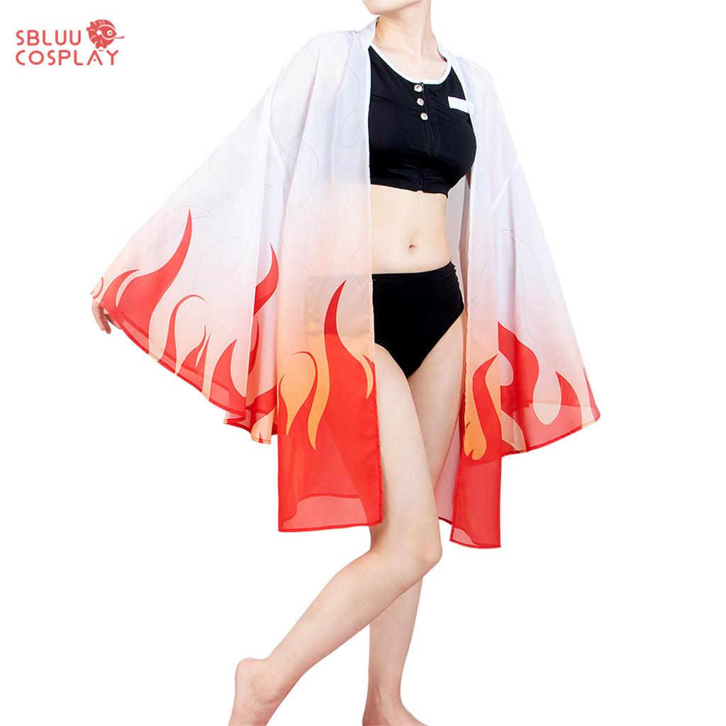 Demon Slayer KNY Tanjiro Zenitsu Giyuu Nezuko Shinobu Swimsuit Cosplay Costume - SBluuCosplay