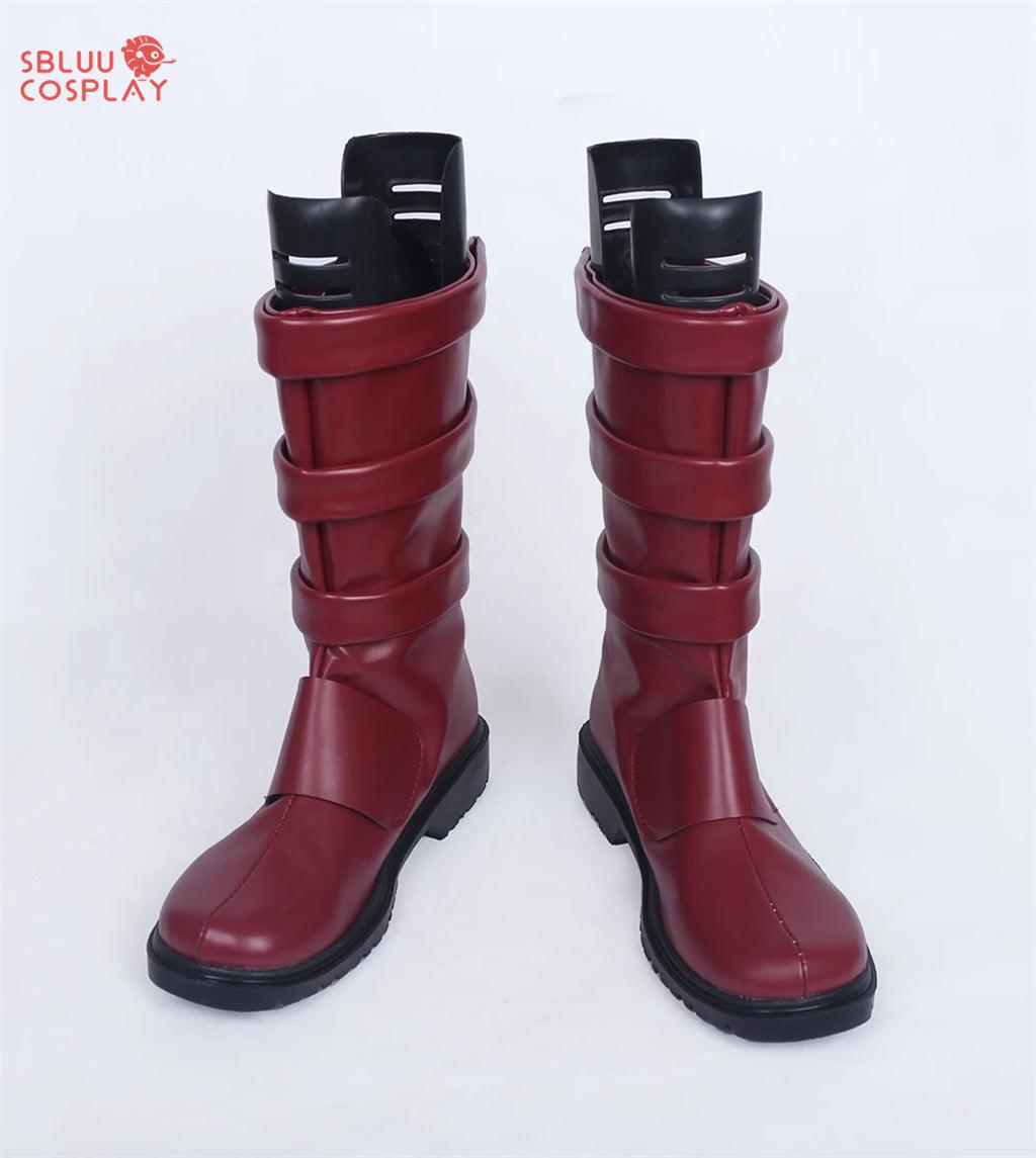 My Hero Academia Eijiro Kirishima Cosplay Shoes Custom Made Red Boots - SBluuCosplay