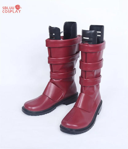 My Hero Academia Eijiro Kirishima Cosplay Shoes Custom Made Red Boots - SBluuCosplay