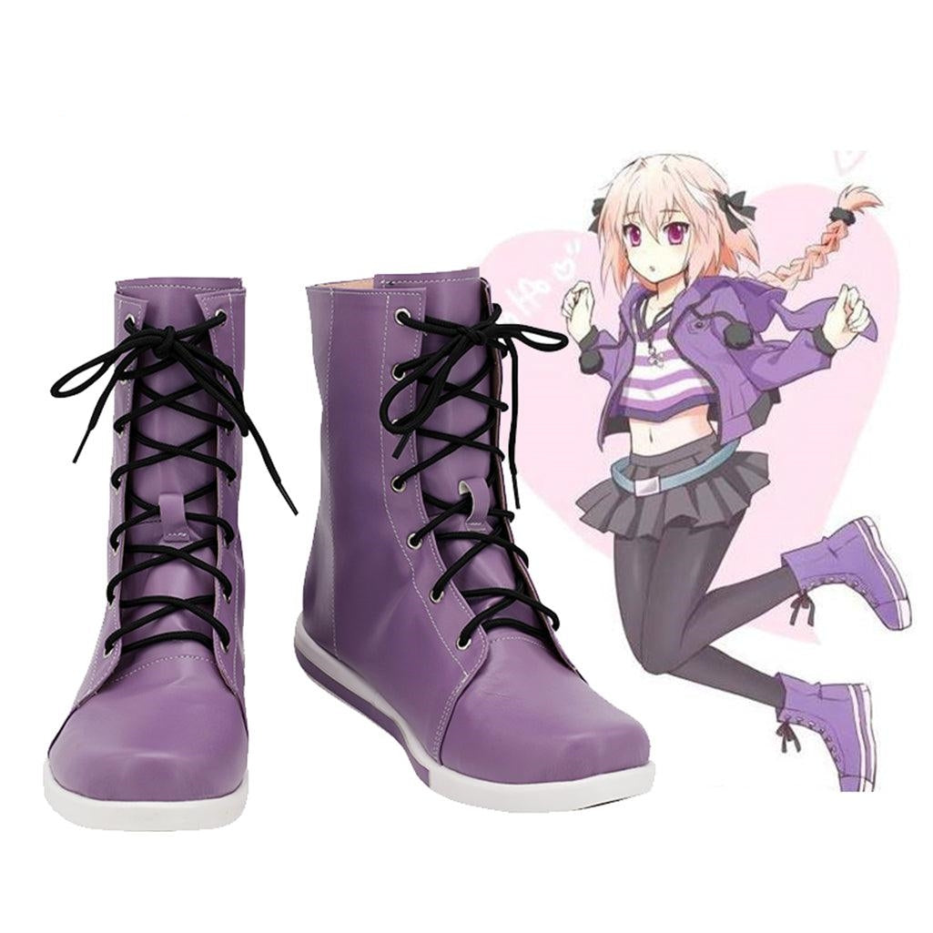 Fate Apocrypha Astolfo Cosplay Shoes Custom Made Boots