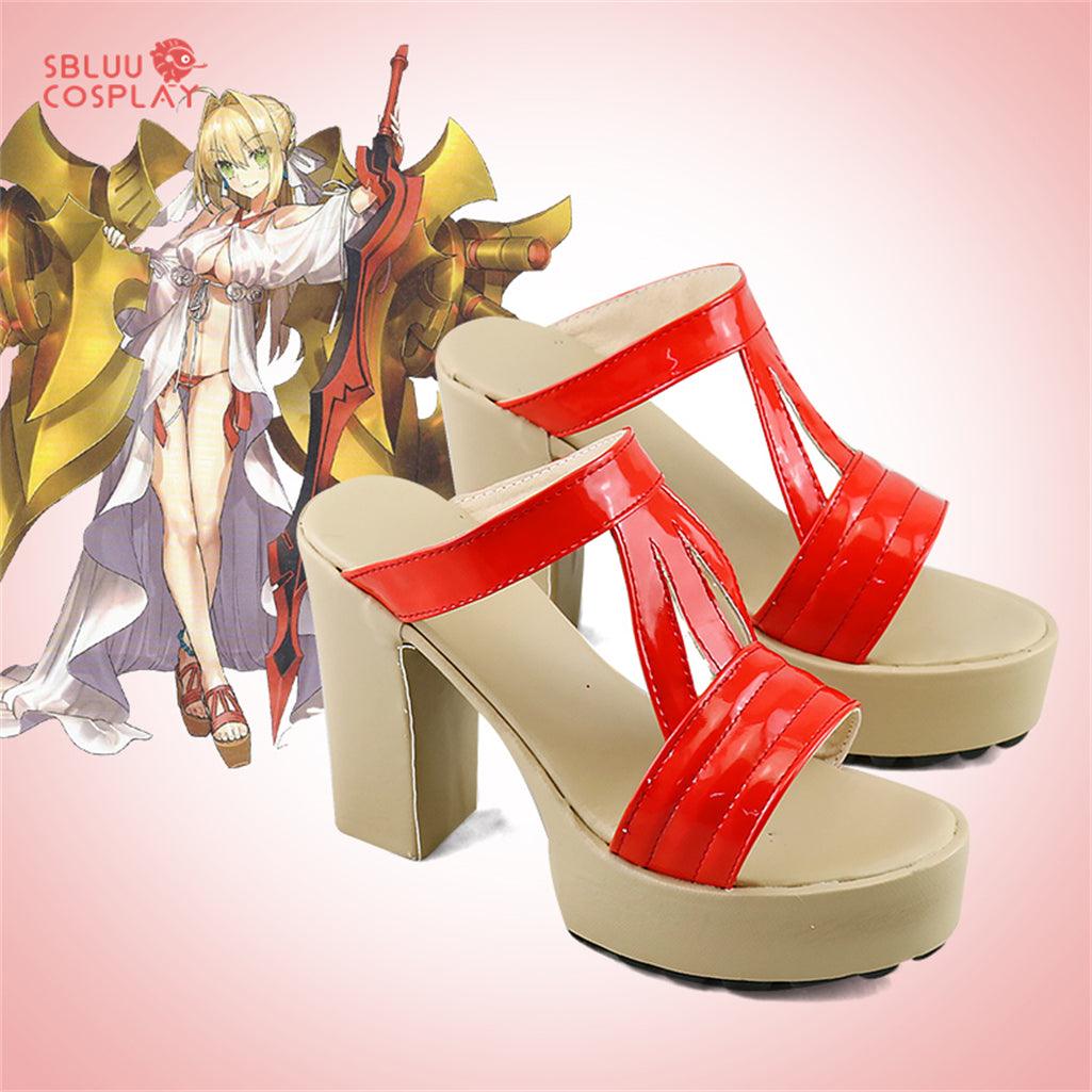 Fate Nero Claudius Caesar Augustus Germanicus Cosplay Shoes Custom Made - SBluuCosplay