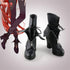 Fate Demon King Nobunaga Black Cosplay Shoes Custom Made Boots - SBluuCosplay