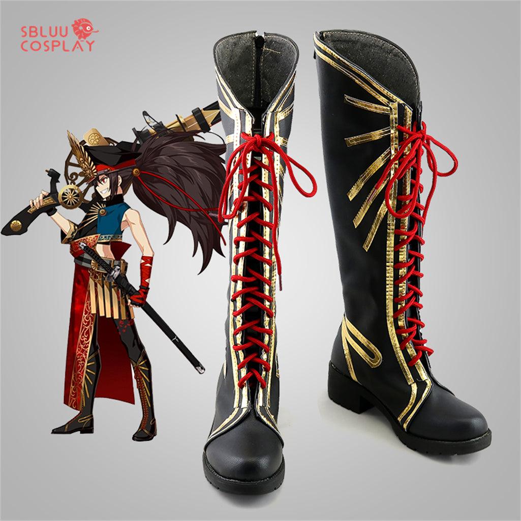 Fate Oda Nobunaga Cosplay Shoes Custom Made Boots - SBluuCosplay