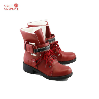 Game Final Fantasy VII Tifa Lockhart Cosplay Shoes Custom Made Boots - SBluuCosplay