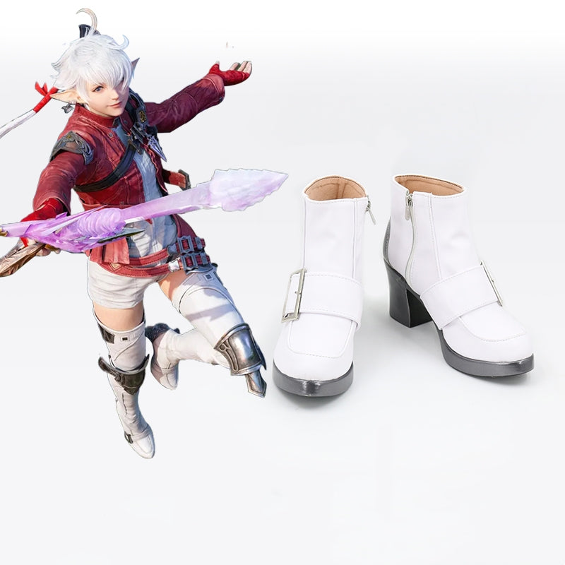 SBluuCosplay Final Fantasy XIV Alisaie Leveilleur Cosplay Shoes Custom Made Boots