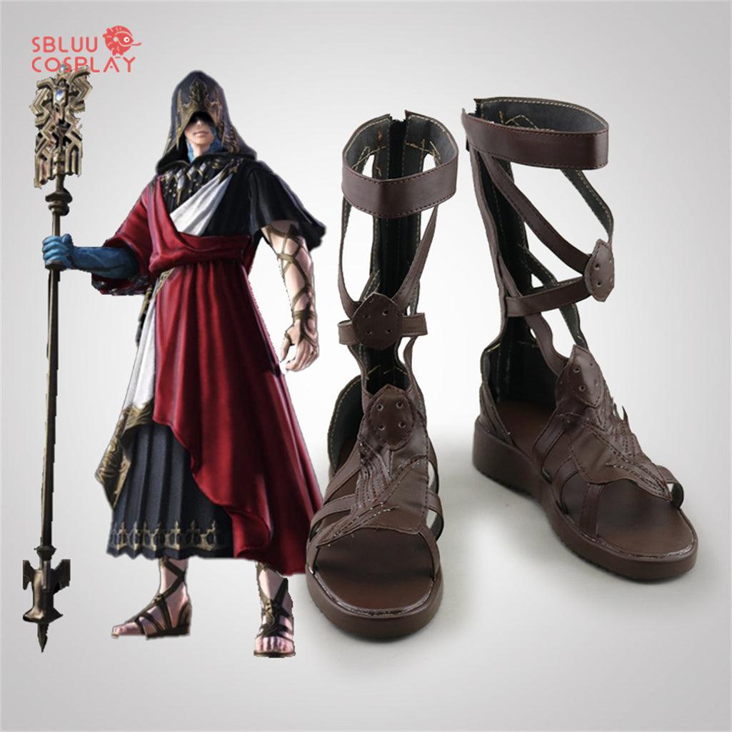 Game Final Fantasy XIV Crystal Exarch Cosplay Shoes Custom Made - SBluuCosplay