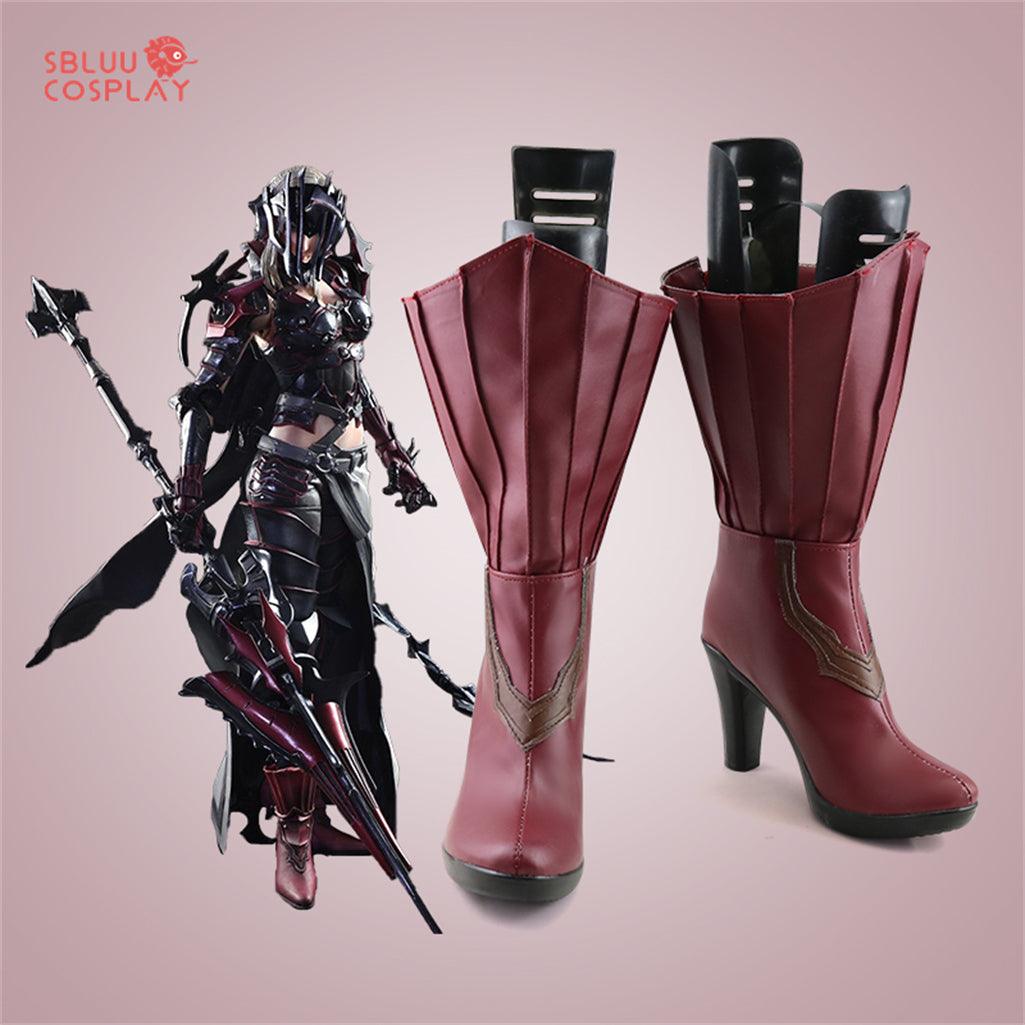 Game Final Fantasy XV Aranea Highwind Cosplay Shoes Custom Made Boots - SBluuCosplay