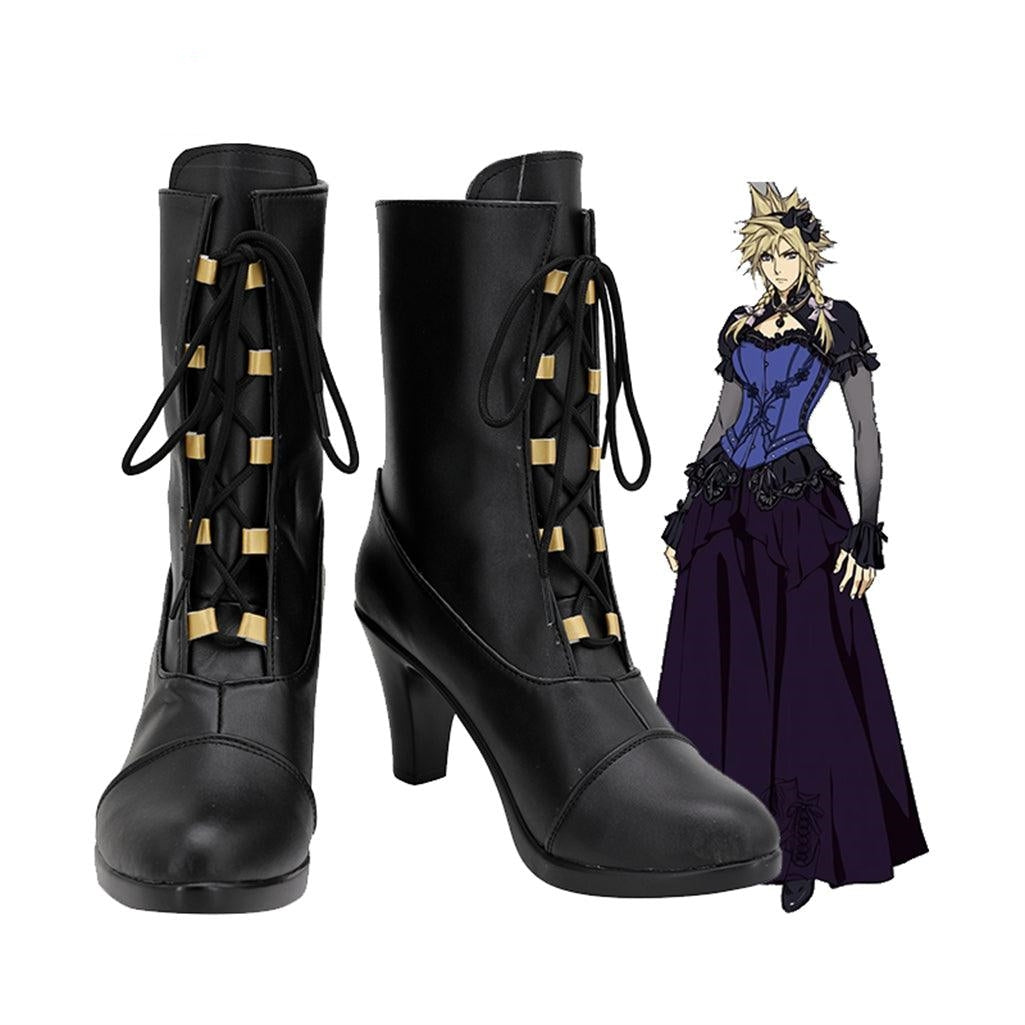 Game Final Fantasy VII Cloud Strife Cosplay Shoes