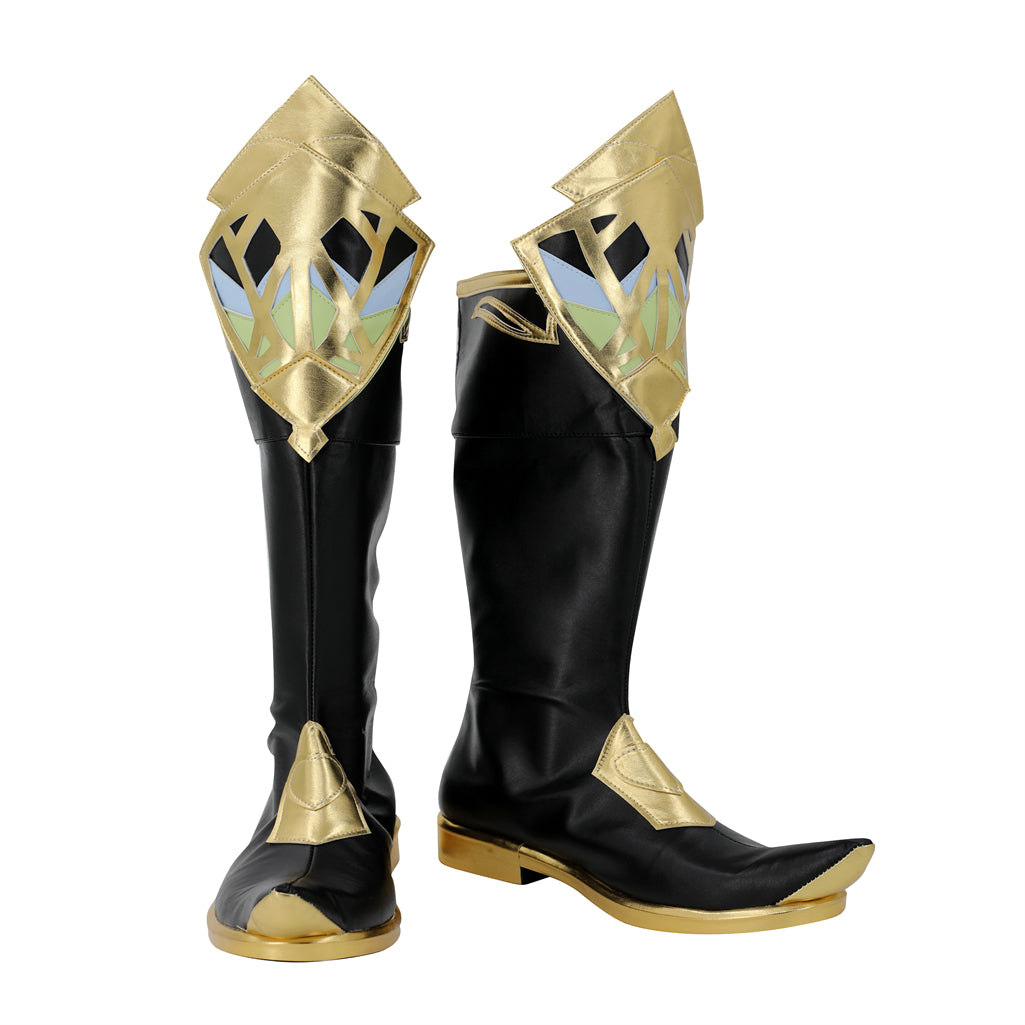 SBluuCosplay Genshin Impact Alhaitham Cosplay Shoes Custom Made Boots