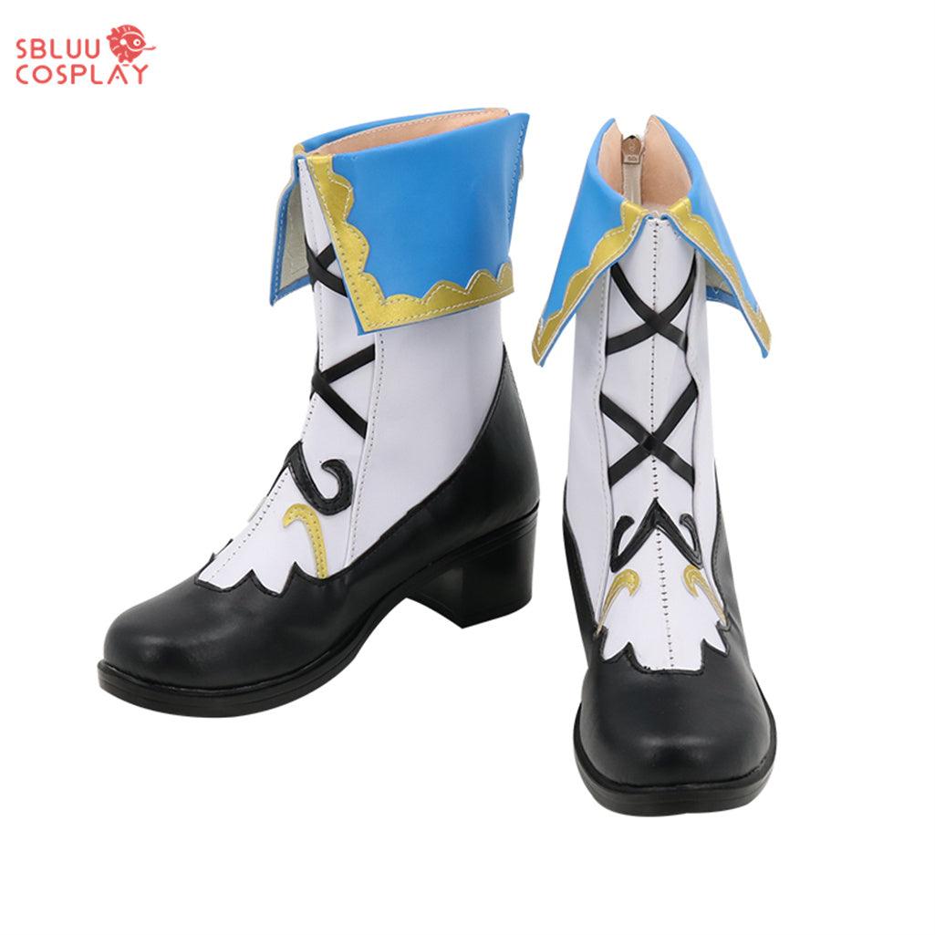 Game Genshin Impact Barbara Cosplay Shoes Custom Made Boots - SBluuCosplay