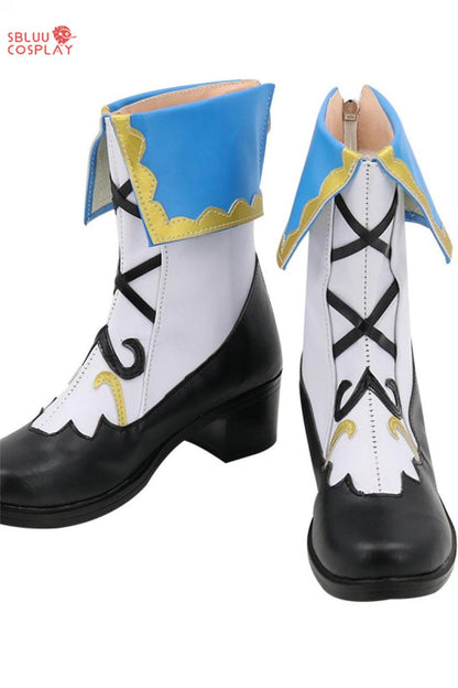 Game Genshin Impact Barbara Cosplay Shoes Custom Made Boots - SBluuCosplay
