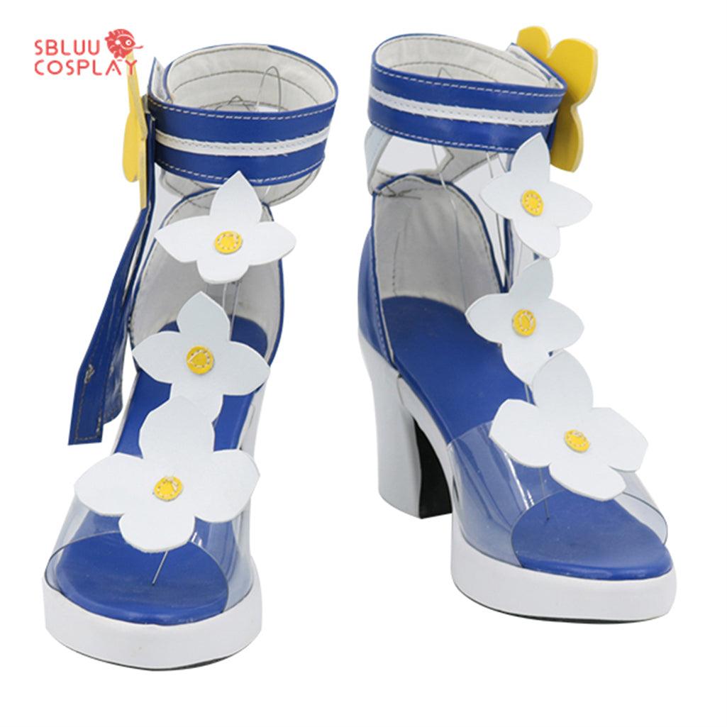 Game Genshin Impact Barbara Gunnhildr Cosplay Shoes Custom Made - SBluuCosplay