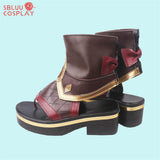 SBluuCosplay Genshin Impact Cosplay Kuki Shinobu Cosplay Shoes Custom Made Boots - SBluuCosplay