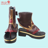 SBluuCosplay Genshin Impact Cosplay Kuki Shinobu Cosplay Shoes Custom Made Boots - SBluuCosplay