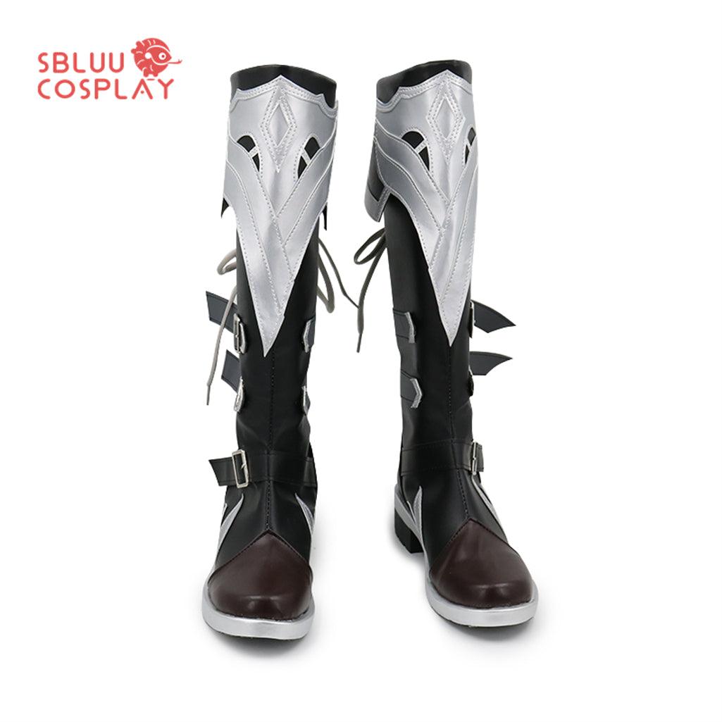 SBluuCosplay Genshin Impact Diluc Cosplay Shoes Custom Made Boots - SBluuCosplay