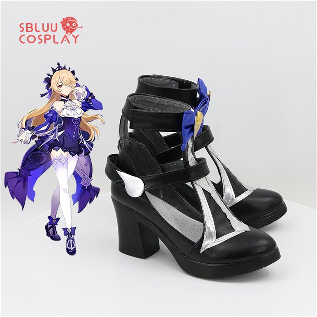 SBluuCosplay Genshin Impact Fischl Cosplay Shoes Custom Made Boots - SBluuCosplay