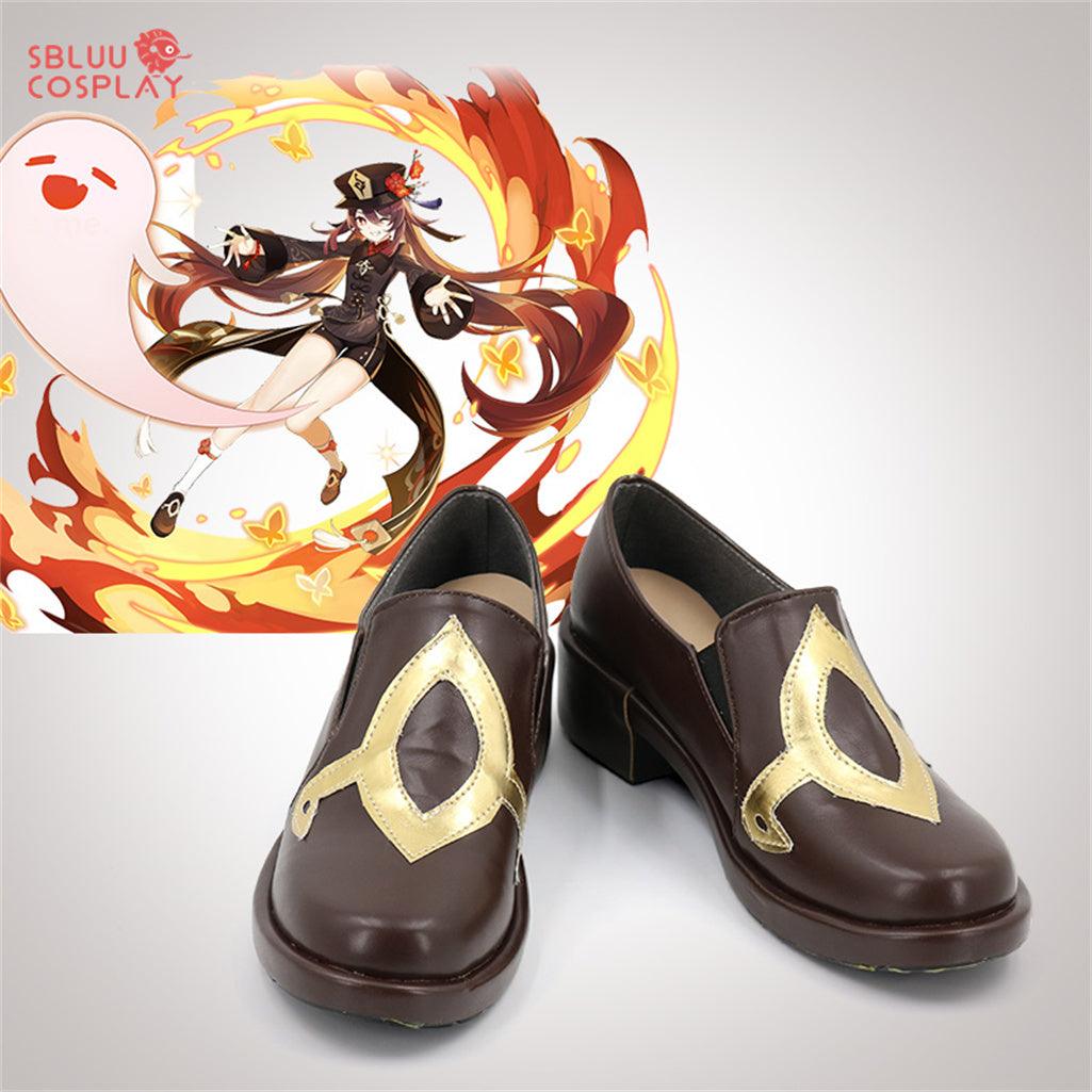 Genshin Impact Hutao Cosplay Shoes Custom Made Hu Tao Footwear Foots - SBluuCosplay