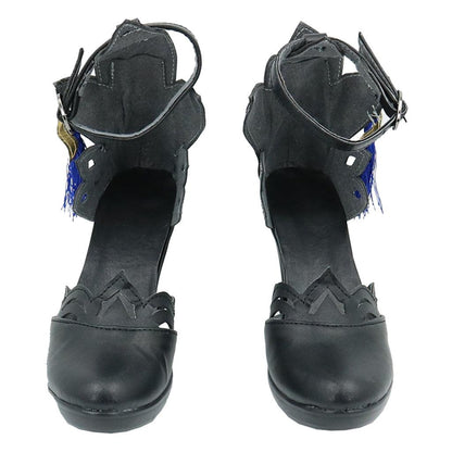 Genshin Impact Keqing Cosplay Shoes Custom Made Boots - SBluuCosplay