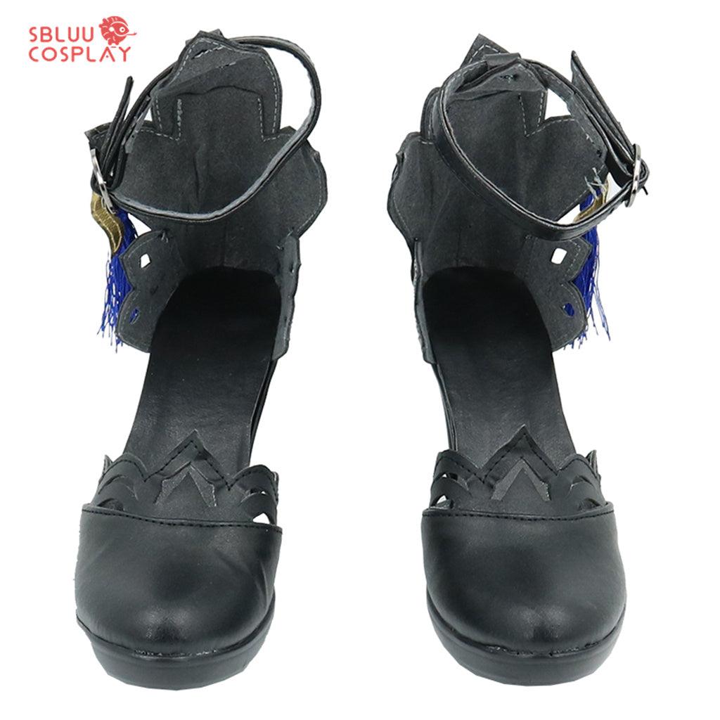 Genshin Impact Keqing Cosplay Shoes Custom Made Boots - SBluuCosplay