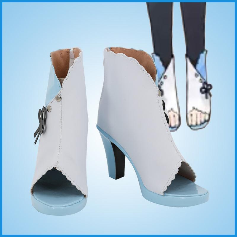 SBluuCosplay Genshin Impact Lumine Cosplay Shoes Custom Made Boots - SBluuCosplay