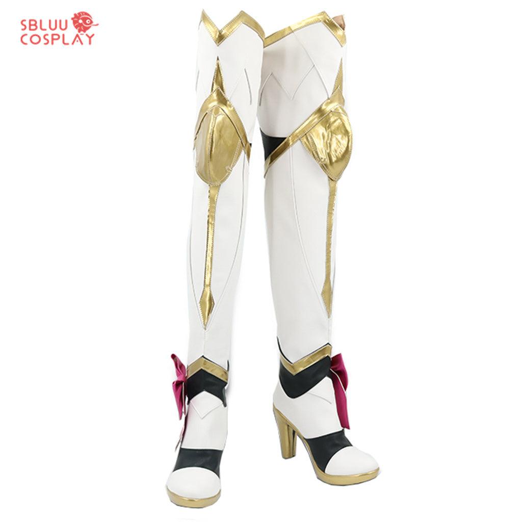 Genshin Impact Noelle Cosplay Shoes Custom Made Boots - SBluuCosplay