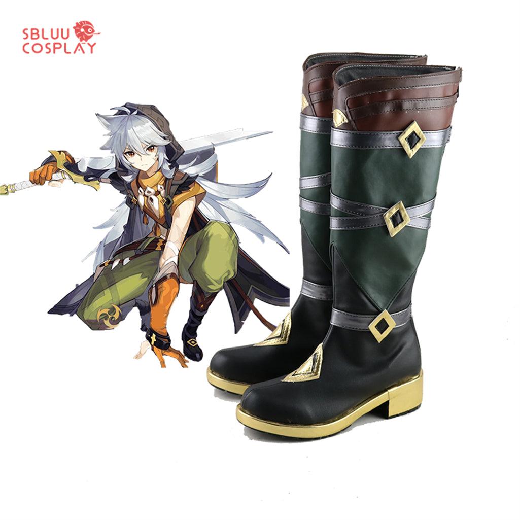 Game Genshin Impact Razor Cosplay Shoes Custom Made Boots - SBluuCosplay