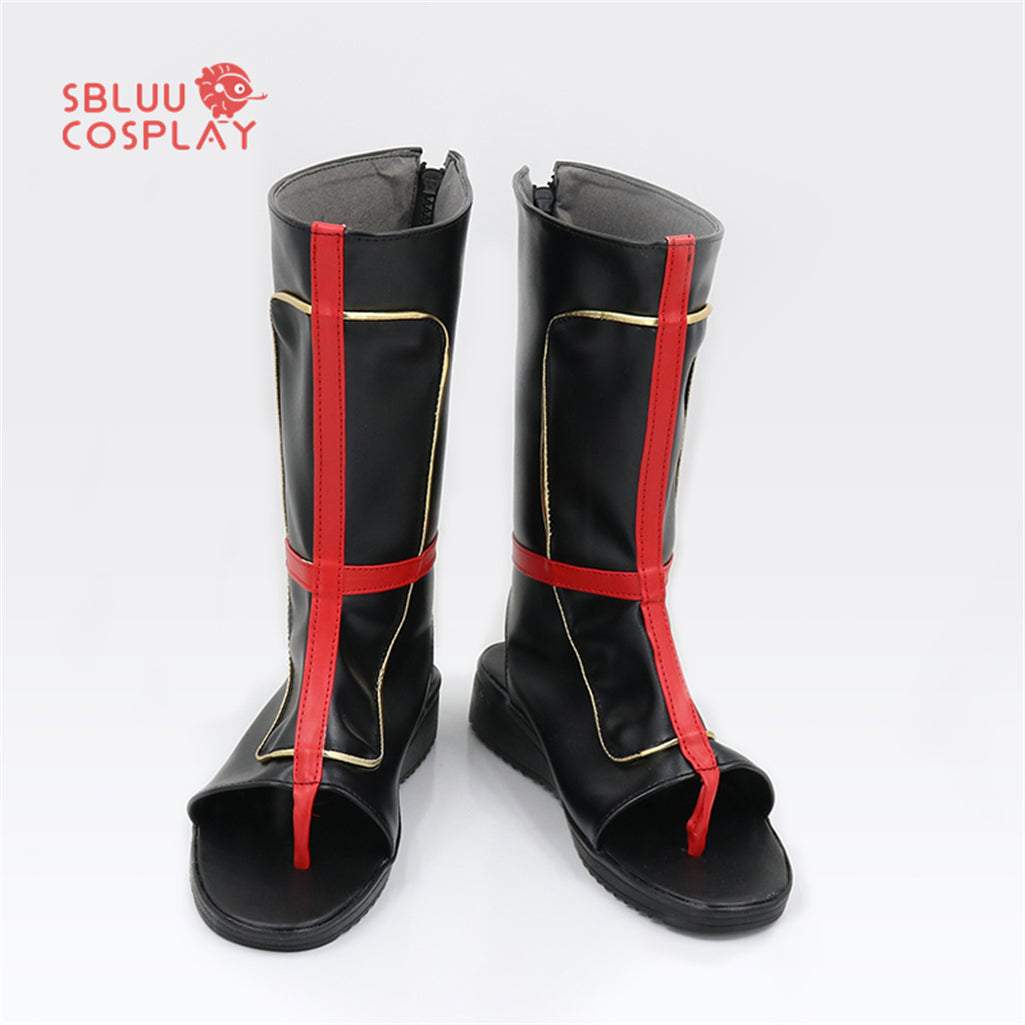 SBluuCosplay Genshin Impact Sayu Cosplay Shoes Custom Made Boots
