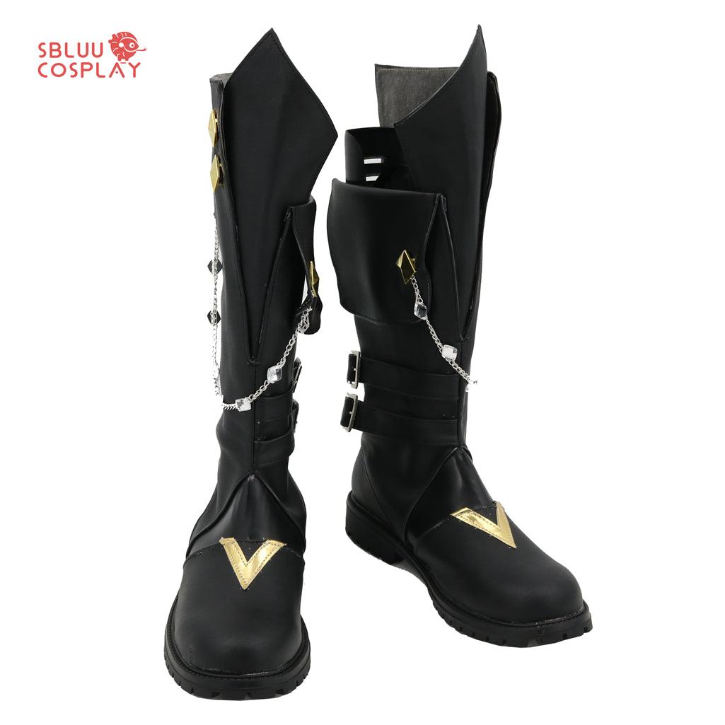 Game Genshin Impact Tartaglia Cosplay Shoes Custom Made Boots - SBluuCosplay