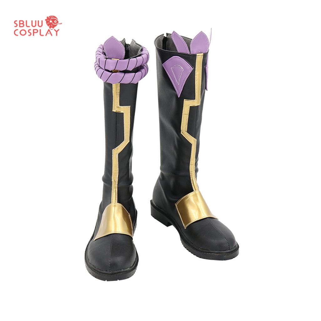 Game Genshin Impact Xiao Cosplay Shoes Custom Made Boots - SBluuCosplay
