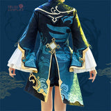 Game Genshin Impact XingQiu Xing Qiu Cosplay Costume Uniform Outfit Halloween Genshin Impact Xingqiu Cosplay Wigs - SBluuCosplay