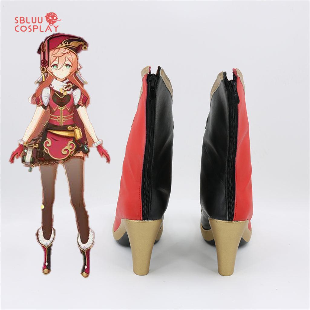 Game Genshin Impact Yan Fei Cosplay Shoes Custom Made Boots - SBluuCosplay