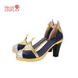 SBluuCosplay Genshin Impact Yelan Cosplay Shoes Custom Made Boots - SBluuCosplay