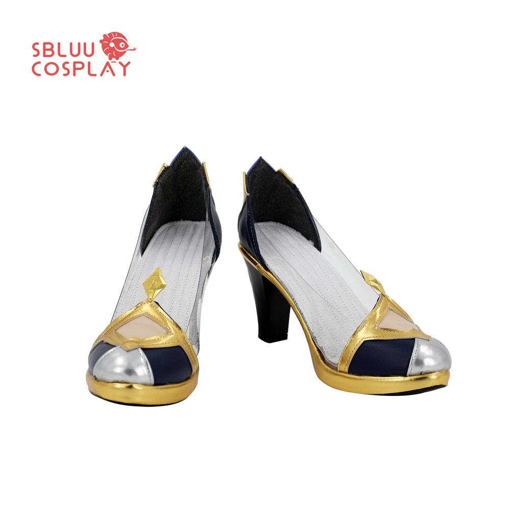 SBluuCosplay Genshin Impact Yelan Cosplay Shoes Custom Made Boots - SBluuCosplay