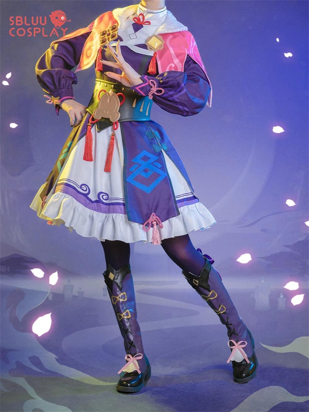 Game Genshin Impact Yunjin Cosplay Costume Women Cute Suit Yun Jin Cosplay Dress Halloween Carnival Uniforms Party Clothing - SBluuCosplay
