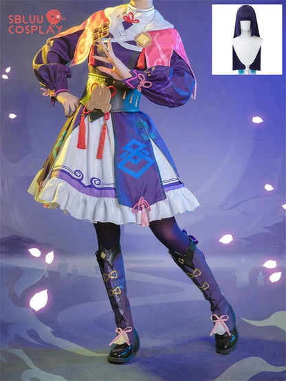Game Genshin Impact Yunjin Cosplay Costume Women Cute Suit Yun Jin Cosplay Dress Halloween Carnival Uniforms Party Clothing - SBluuCosplay